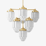 Load image into Gallery viewer, Tierlux Glass Multi-Tiered Glass Modern Pendant for Living &amp; Dining
