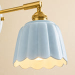 Bild in die Galerieansicht laden, Cienax Retro Ceramic Flower Wall Sconce for Bedroom or Living Room