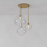 Load image into Gallery viewer, Selvion Minimalist Crystal Chandelier - Handcrafted Glass Sculptural Lighting Fixture
