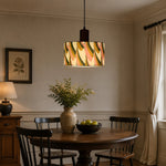 Cargar imagen en el visor de la Galería, Fabric drum pendant light 04