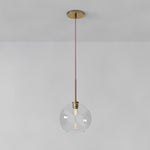 Load image into Gallery viewer, Selvion Sculptural Globe Pendant Light - Modern Glass Pendant Lamp - Sleek Design

