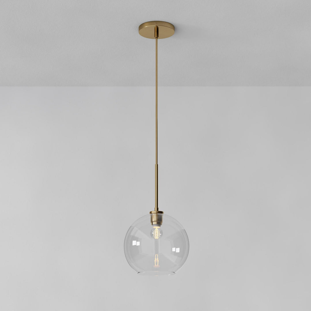 Selvion Sculptural Globe Pendant Light - Modern Glass Pendant Lamp - Sleek Design