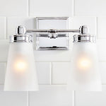 Load image into Gallery viewer, Derlina Wall Sconce Light - Zinc Alloy with Glass Shade in Modern Finishes
