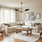 Afbeelding laden in galerijweergave, Lutal bronzen kroonluchter - modern ontwerp met monochromatische afwerking