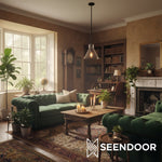 Load image into Gallery viewer, Glavira Recycled Glass Pendant – Modern Lighting for Dining Room
