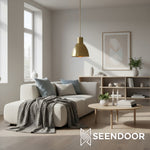 Load image into Gallery viewer, Glavira Recycled Glass Pendant – Modern Lighting for Dining Room
