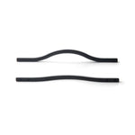Load image into Gallery viewer, Curved Cabinet Handles – Minimalist Black Gold Cabinet Door Handle Set
