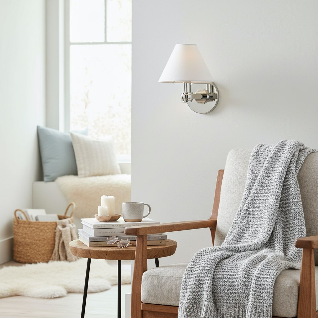 Everett industriële metalen frame wandlamp voor badkamer en woonkamer