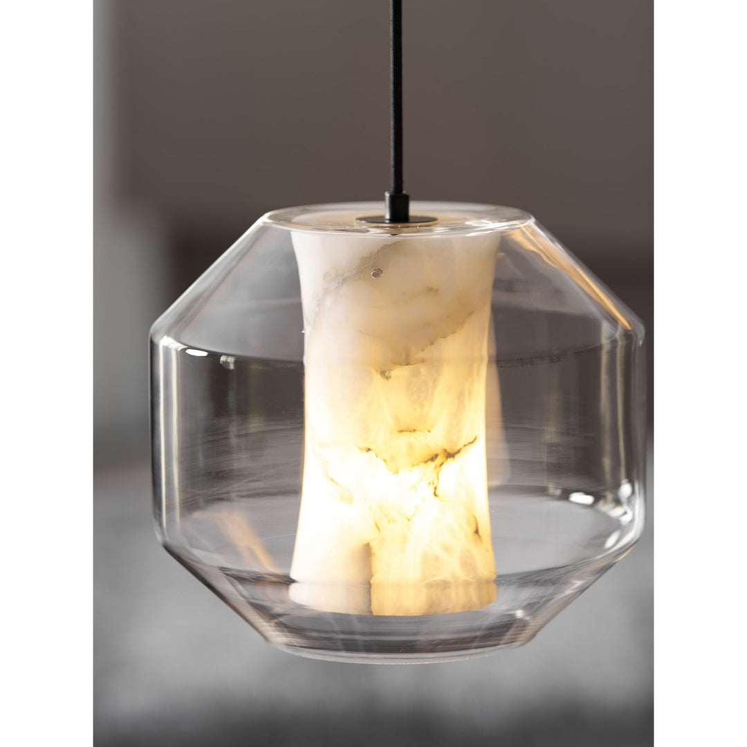 Glas Alabaster-Pendelleuchte