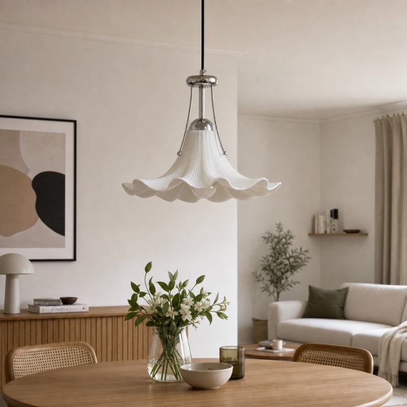 Cazelle Artistic Floral Pendant Lamp – Modern Sculptural Fixture for Living and Dining Areas