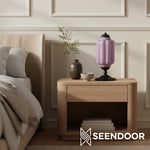 Load image into Gallery viewer, Retro Eloise Milk Glass Table Lamp for Bedroom Decor
