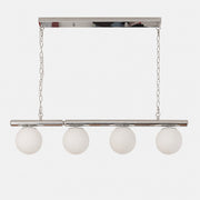 White globe 100 cm Bauhaus chandelier product view