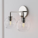 Load image into Gallery viewer, Selvion Artistic Globe Sconce Light - Handcrafted Glass Sculptural Wall Fixture
