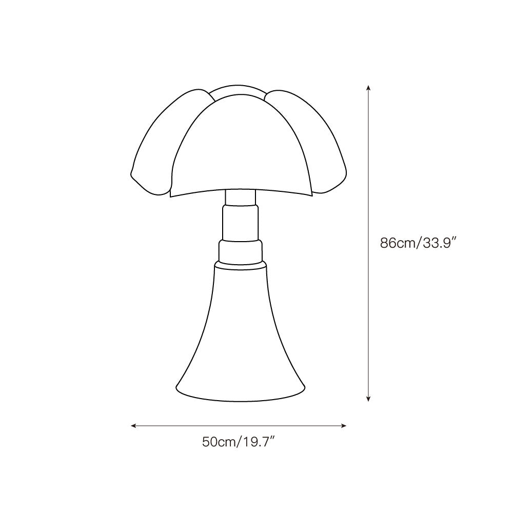 Lámpara de mesa Petalica