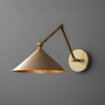 Load image into Gallery viewer, Conique Meta  Adjustable Wall Sconce - Vintage Industrial Light
