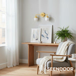 Load image into Gallery viewer, Opalume Globe Shade Modern Vanity Light for Bathroom &amp; Dressing Room
