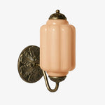 Load image into Gallery viewer, Eloise Brass Wall Sconce – Elegant Milk Glass Vintage Lighting
