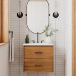 Load image into Gallery viewer, Rivora Fluted Glass Indoor Outdoor Sconce - Modern Wall Light for Home
