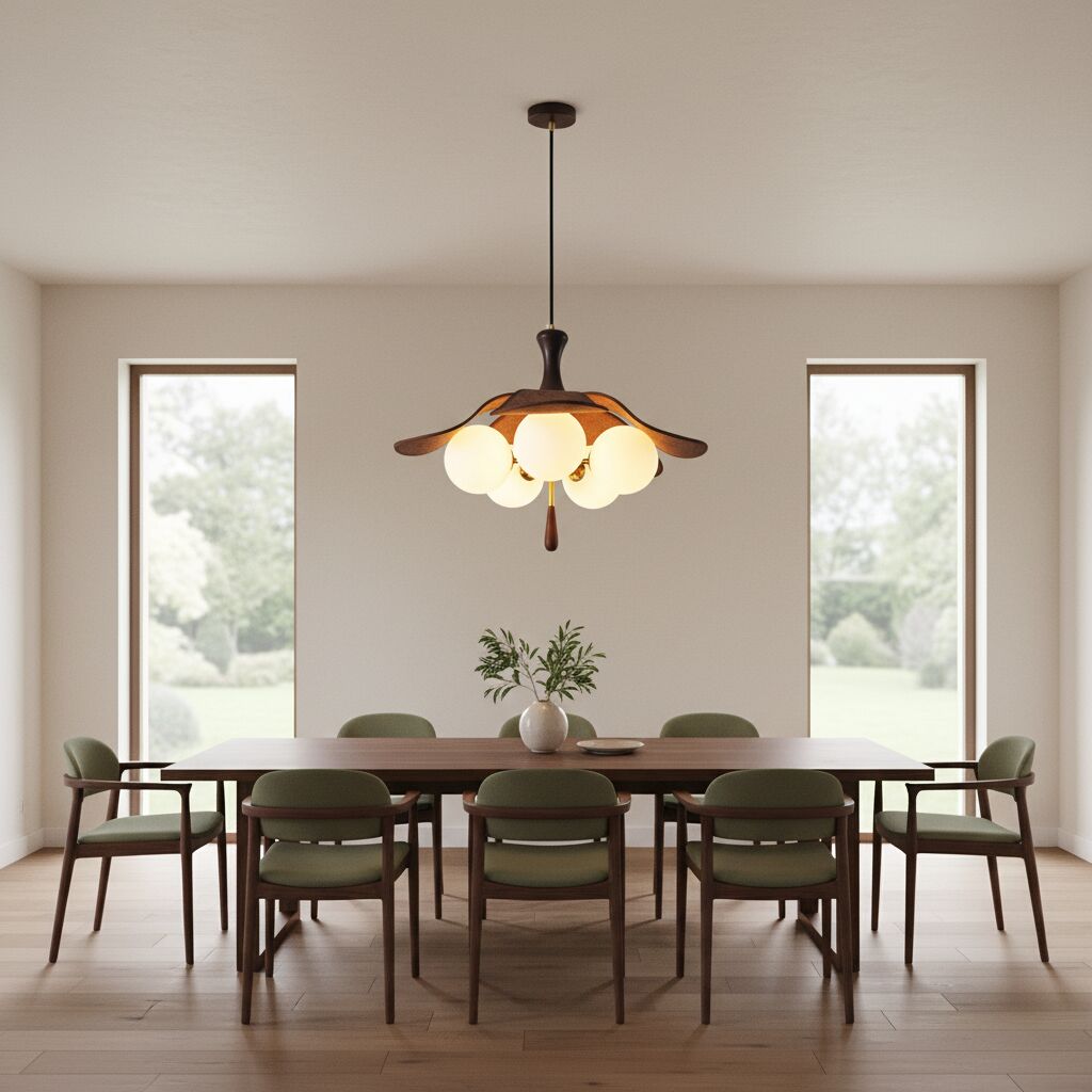 Orrise Serie Sculpturale Globe Cluster Hanglamp - Metaal en Glas Hanglamp