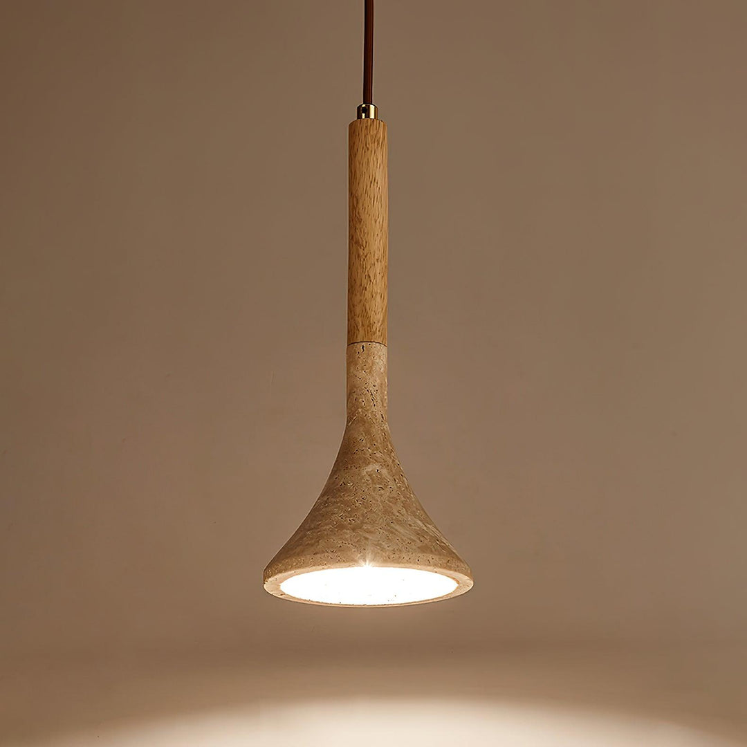 Aplomb Japandi travertijn hanglamp
