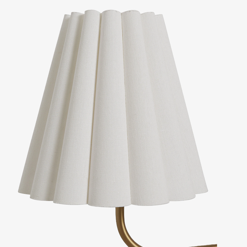 Ruffmeto Żyrandol z Metalową Ramą i Falowanym Abażurem do Jadalni, Przedpokoju i Salonu