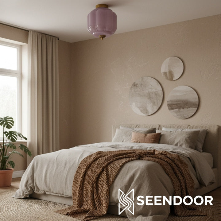 Vintage Eloise Milk Glass Flush Mount Ceiling Light - Vintage Charm Soft Glow