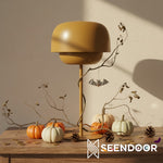 Load image into Gallery viewer, Clinco Modern Colorful Metal Lampshade Table Lamp for Dining room
