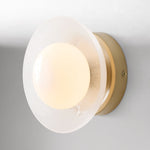 Load image into Gallery viewer, Elorina Sconce Wall Light - Textured Metal or Glass Shade
