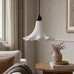 Load image into Gallery viewer, Cazelle French Vintage Flower Pendant Light – Retro Floral Hanging Lamp for Bedroom and Entryway