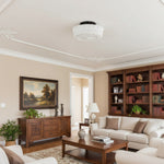Load image into Gallery viewer, Rigidus Curved Ceiling Light - Minimalist Glass for Living Rooms and Hallways