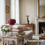 Load image into Gallery viewer, Clinco Modern Colorful Metal Lampshade Table Lamp for Dining room
