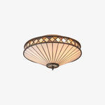 Load image into Gallery viewer, TiffStar Elegant Art Glass Flush Ceiling Light - Vintage-Inspired Ceiling Fixture for Home Interiors