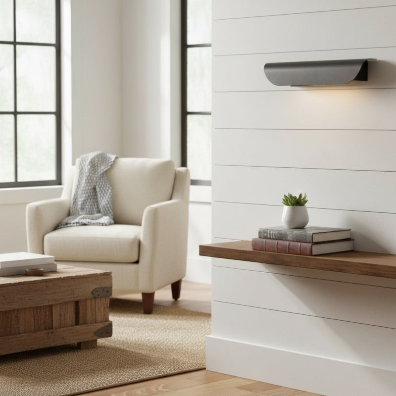 Applique da parete moderna in metallo Hidra – Applique minimalista a luce diretta verso il basso per case moderne