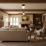 Load image into Gallery viewer, Opalume White Opal Glass Bulb-Globe Flush-Mount Ceiling Light for Entry &amp; Living Room
