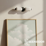 Load image into Gallery viewer, Eloise Brass Wall Sconce – Elegant Milk Glass Vintage Lighting
