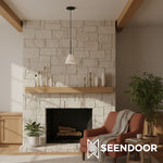 Afbeelding laden in galerijweergave, Breccan Moderne glazen kegel hanglamp