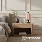 Load image into Gallery viewer, Retro Eloise Milk Glass Table Lamp for Bedroom Decor
