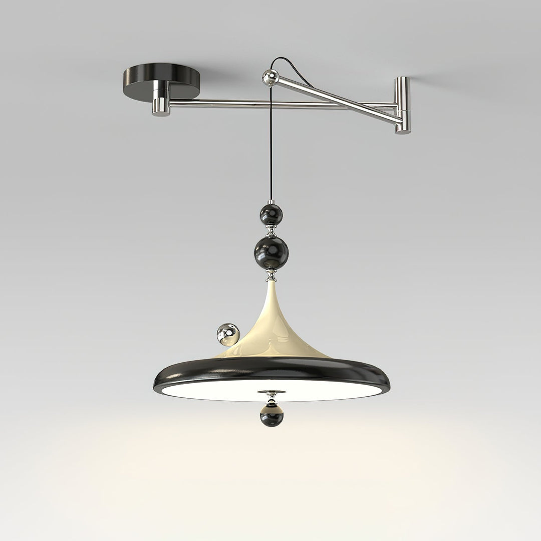 Lampa wisząca Ballora z ramieniem wahadłowym