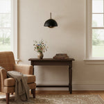 Load image into Gallery viewer, Curva Metal  Industrial Wall Sconce - Curved Brass Arm - Hammered Dome Light Fixture
