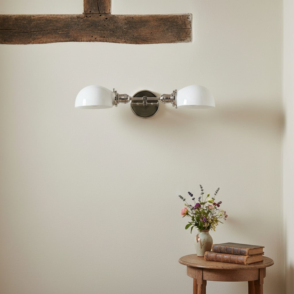 Ornato Luxe Vanity Light – Mid-Century Art Deco Wall Lamp for Bathroom