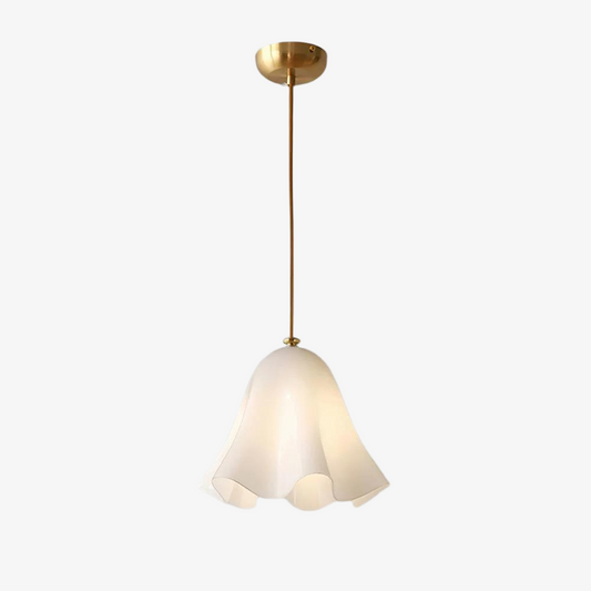 Lámpara Colgante Bellina con Pantalla Floral - Iluminación Decorativa para el Hogar