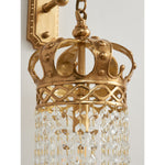 Charger l'image dans la visionneuse de la galerie, Lampe murale couronne en laiton Timon