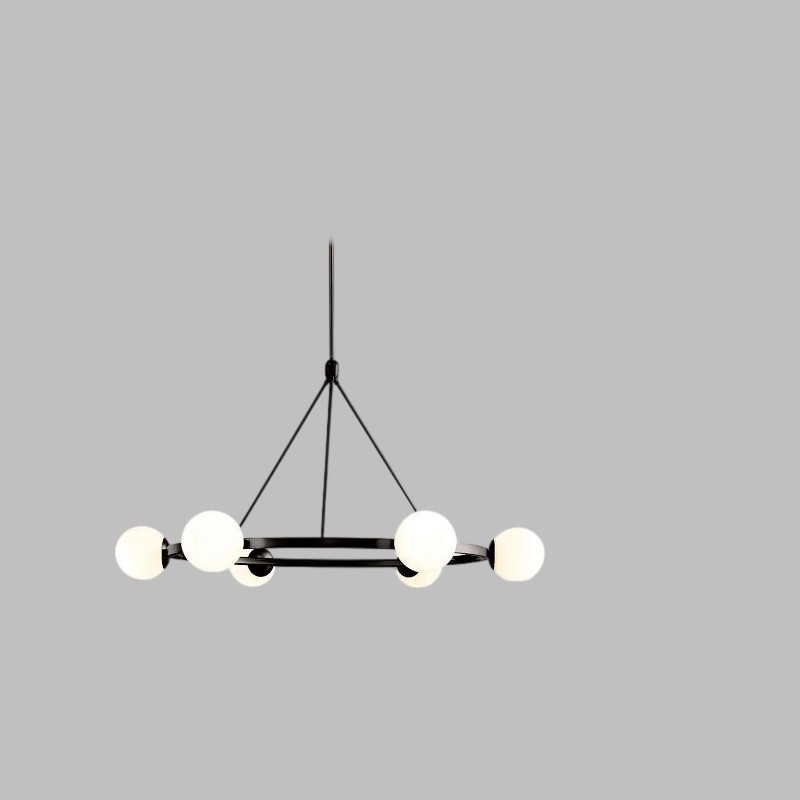 Brelia Round Light Chandelier - Modern Globe Chandelier in Stylish Design
