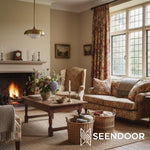 Afbeelding laden in galerijweergave, Rayla Sint-jakobsschelp Hanglamp – Messing Afwerking Retro Plafondlamp voor Eetkamer &amp; Keuken
