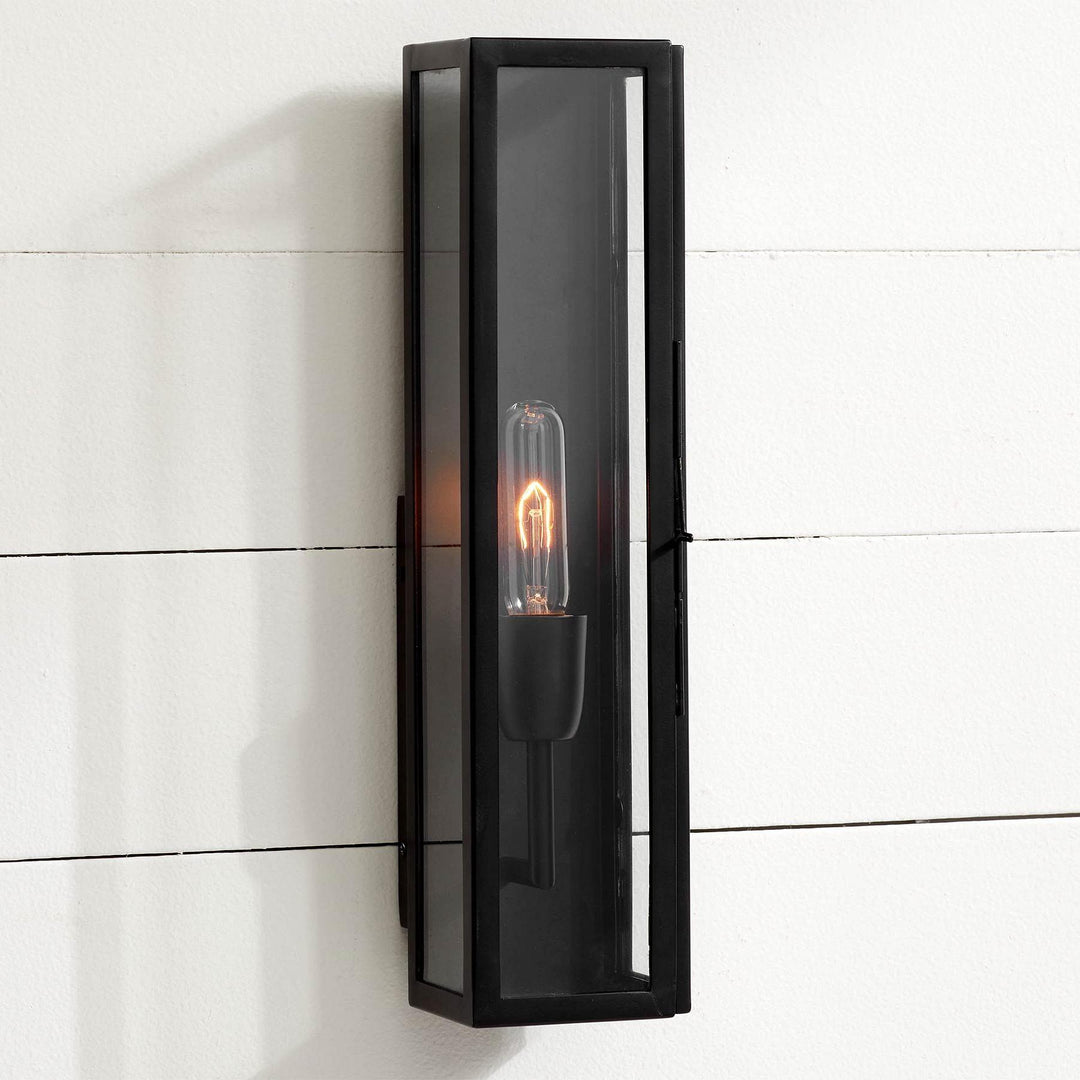 Ferrix Industrial Iron Outdoor Wall Lamp - Lighting Stylish Exterior Glass Lighting