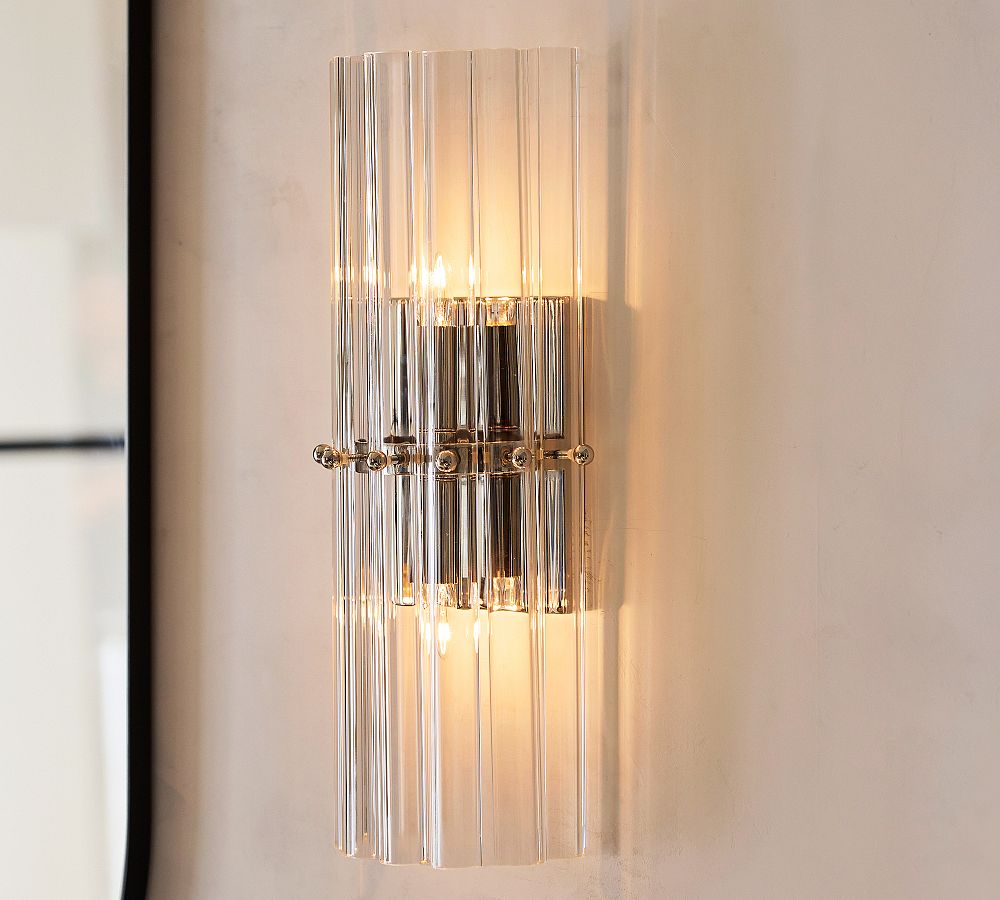 Lumora Crystal Wall Sconce – Elegant Lighting for Hallway & Bedroom