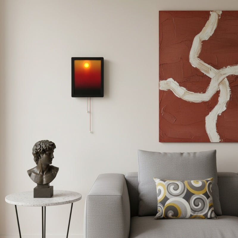 Afterglow Decorative Wall Lamp - Gradient Sunset LED Wall Lamp Suitable for Living Rooms and Bedrooms