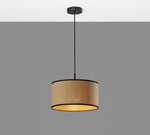 Load image into Gallery viewer, Dumora Fabric Drum Shade Pendant Light - Linen Design Hanging Light
