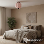 Load image into Gallery viewer, Vintage Eloise Milk Glass Flush Mount Ceiling Light - Vintage Charm Soft Glow
