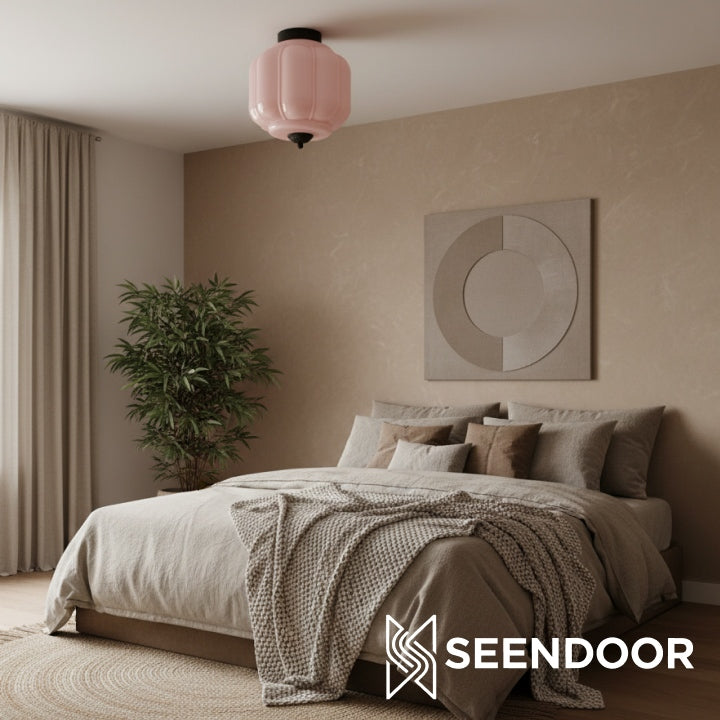 Vintage Eloise Milk Glass Flush Mount Ceiling Light - Vintage Charm Soft Glow